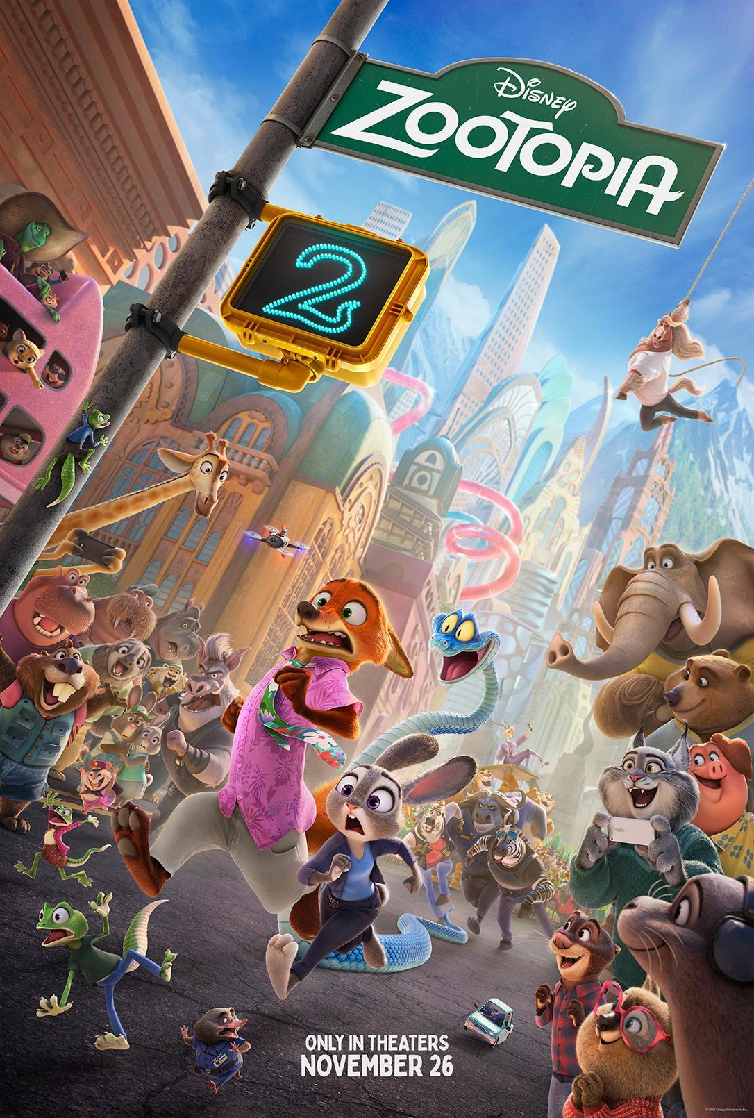 Poster for Zootopia 2