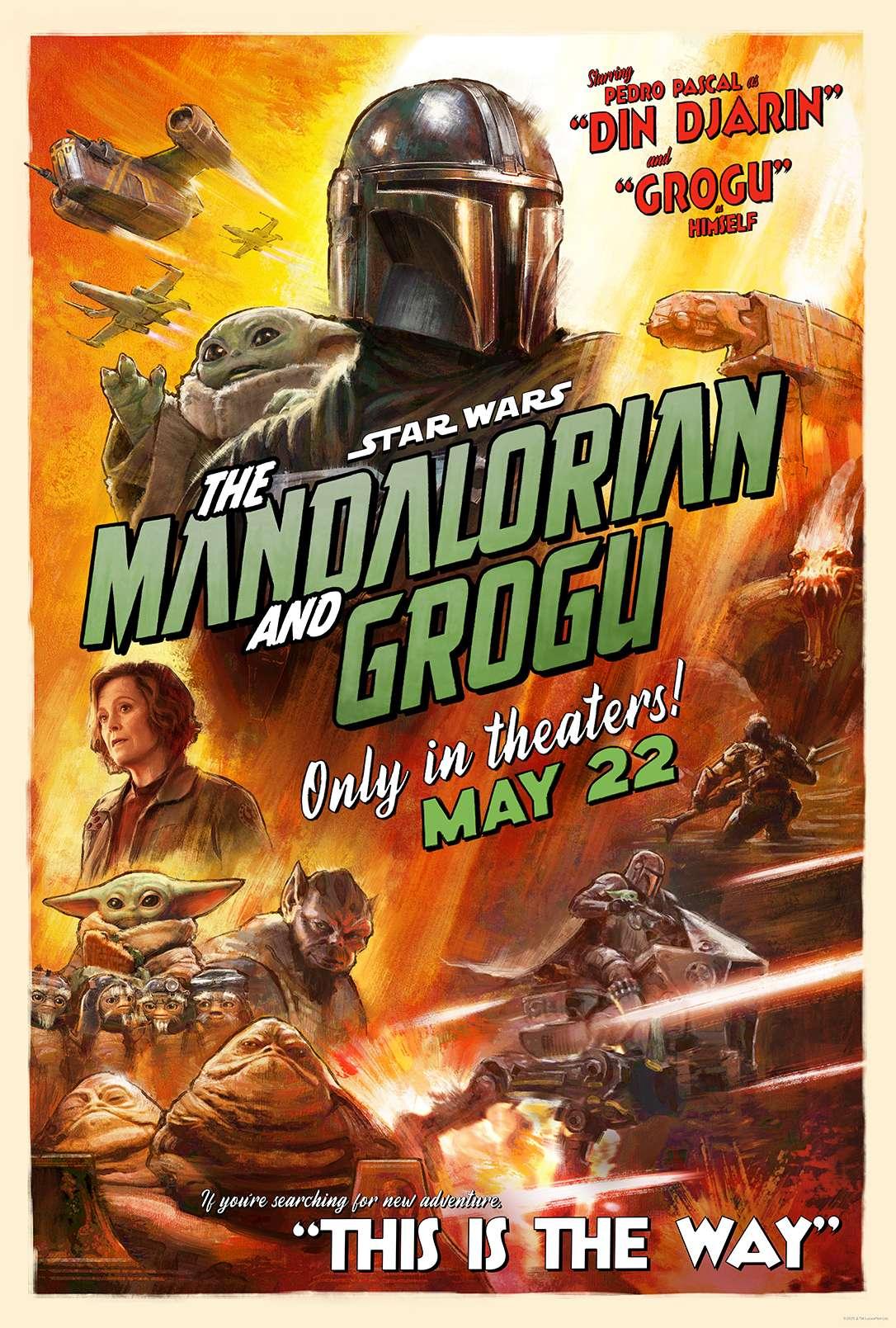 Poster for Star wars The Mandalorian & Grogu